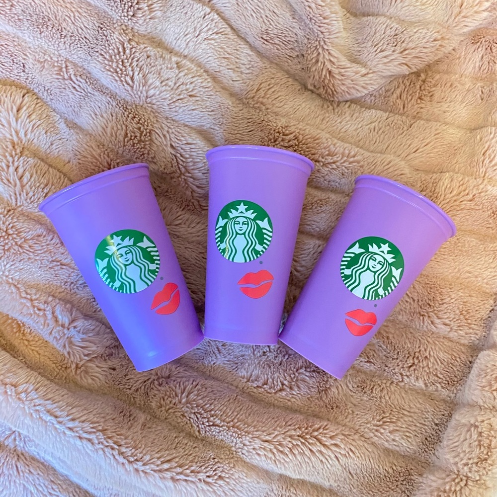 Starbucks Lip Color Changing Cups